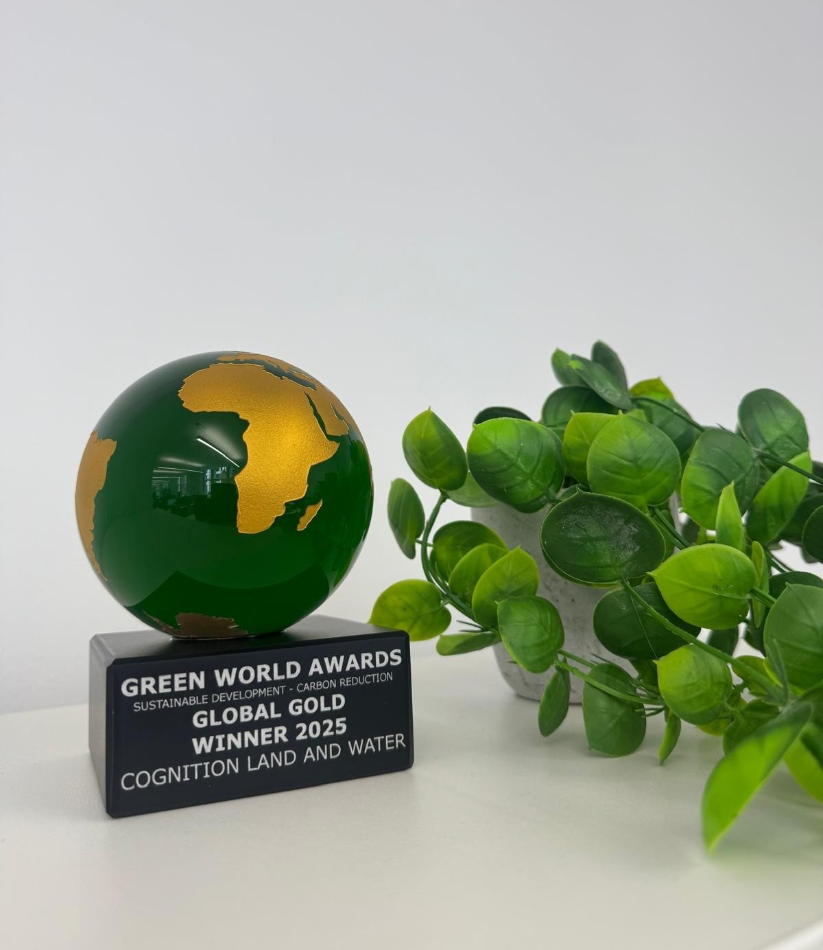 Global Gold Winner 2025 – Green World Awards